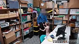 Petite blonde gets hardcore anal and rubs her clit
