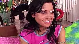 Teen slut craves interracial BBC for a nutty cumshot