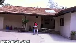 Young Novinha's sensual blowjob and wild sex with a well-hung stud