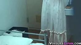 Asian teen toying muff on hidden cam!