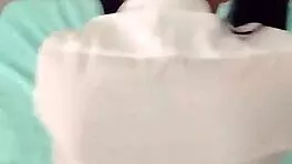 Rich student caught in her school uniform