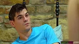 Barbie Brill and Liz Ocean Compete in Blowjob Skills