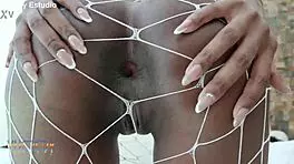 Cute teen Jenny Pretinha enjoys hardcore double penetration