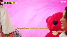 brazilian nympho licks naughty young woman's pussy on tv