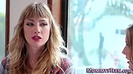 lesbian teen tribbing milf for first time 😍