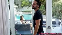 Busty Milf Fingers Teen's Pussy In Threesome