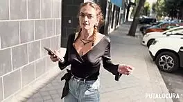 A tatted Spanish lady's ass gets a wild ride