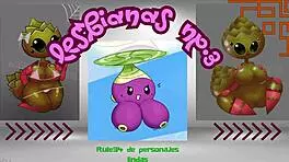 Teen Girls Explore Lesbian Kisses in Cute Rule34 Images