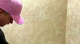 Students caught in steamy bathroom action, forbidden thrill