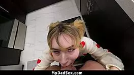 Daddy's girl craves taboo fucking with her stepdad