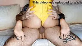 Beautiful girl enjoys my long dick in her big ass