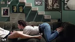 First-time casting blowjob for a young TikTok star