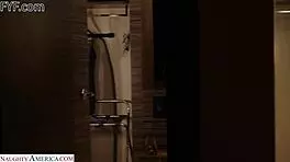 Angel Youngs got fucked by towel boy in the hotel room