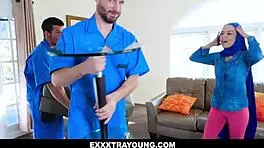 Maya Bijou Takes Two Cocks Alternately