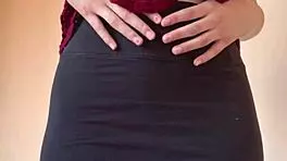 Skinny teen Maiskii masturbates and uses a dildo