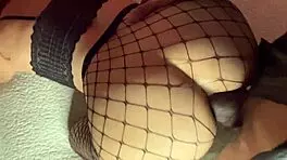 Fucking in the ass of the redhead girl on Halloween