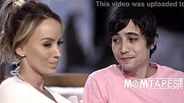 The young man caught his stepmom at a weak moment