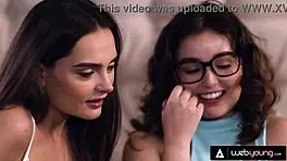 Opal caught roommate masturbating, joined, both pleasured