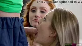 A lucky guy got a four-leaf clover, Scarlet Skies' tight pussy