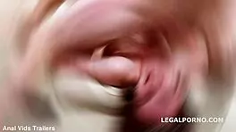 Rough Amateur Double Penetration Cumshot