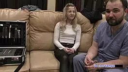 Doctor Tampa - First gynecologist exam for Stacy Shepard