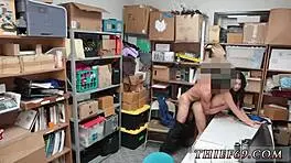 Brunette Teen 18+ Glasses HD Felony Theft