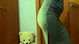 doggystyle creampie with stepdaughter while boyfriend waits