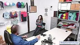 Officer stripped and fucked a teenage girl for stealing