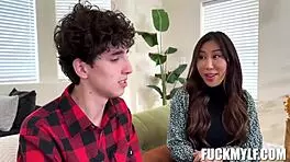 Stepmom Nicole Teaches Dylan Sex Ed With Big Tits In POV