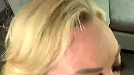 Blonde Young Katrina Thicc Performs Random Blowjob On Monster Cock Of Interracial Bodybuilder Lover