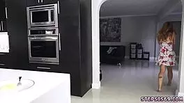 Step brother persuades friends and shy teacher for wild 3some action