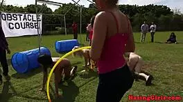 les sorority sluts pleasing pussy at hazing