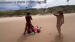 i took off my bikini with my friend on bahia beach for everyone