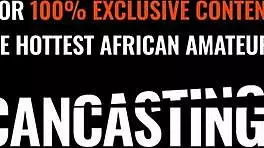 Amateur 18yo Black Model Sloppy Deep Throat & Rough Missionary Fuck