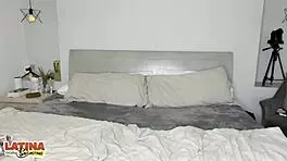 laura camila's first creampie with old producer, big cock blowjob 😍