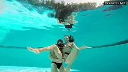 Watch Couple Film Underwater Fucking!