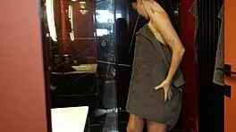 i invited a stranger over for a quickie, he fucked my cute brunette girlfriend in lingerie, bent over 😍