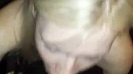 Sexy Redhead Girlfriend Gives Blowjob