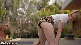 Nikole Nash practices twerking on a dick from DarkX