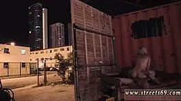 Ugly domination scene with bound teen Goldie