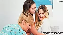 Kenna and moms in intense intimate exchange