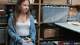 Teen shoplifter caught