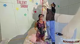 Ladygirl endures intense BDSM vibrator punishment