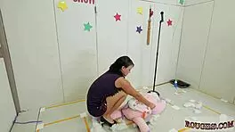 Ladygirl endures intense BDSM vibrator punishment