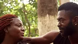 Wow, two tourists fucking publicly in a park in Africa! POV creampie action 😍