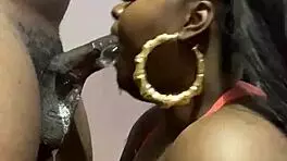 Sloppy Blow Job From Fat Bbw Black Ebony Young Milf!