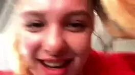 Teen Enjoys Intimate Moment In Public Changing Room