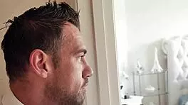 Stepdaughter In Torn Pantyhose Gets Facial