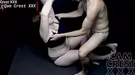 Sexy Asian Stripper Performs Intense Pole Dance