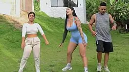 Tattooed Latina Turns Workout into Steamy Sex Session, Wow!